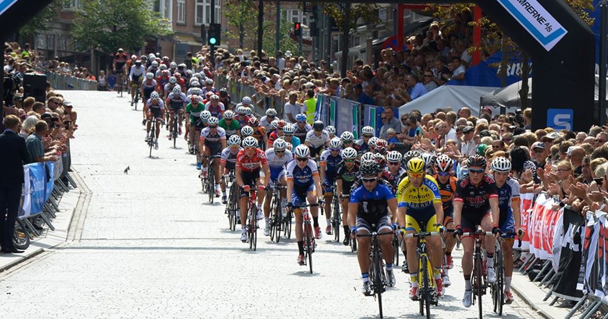 mumlende kold løbetur Tour de France stemning i Kolding