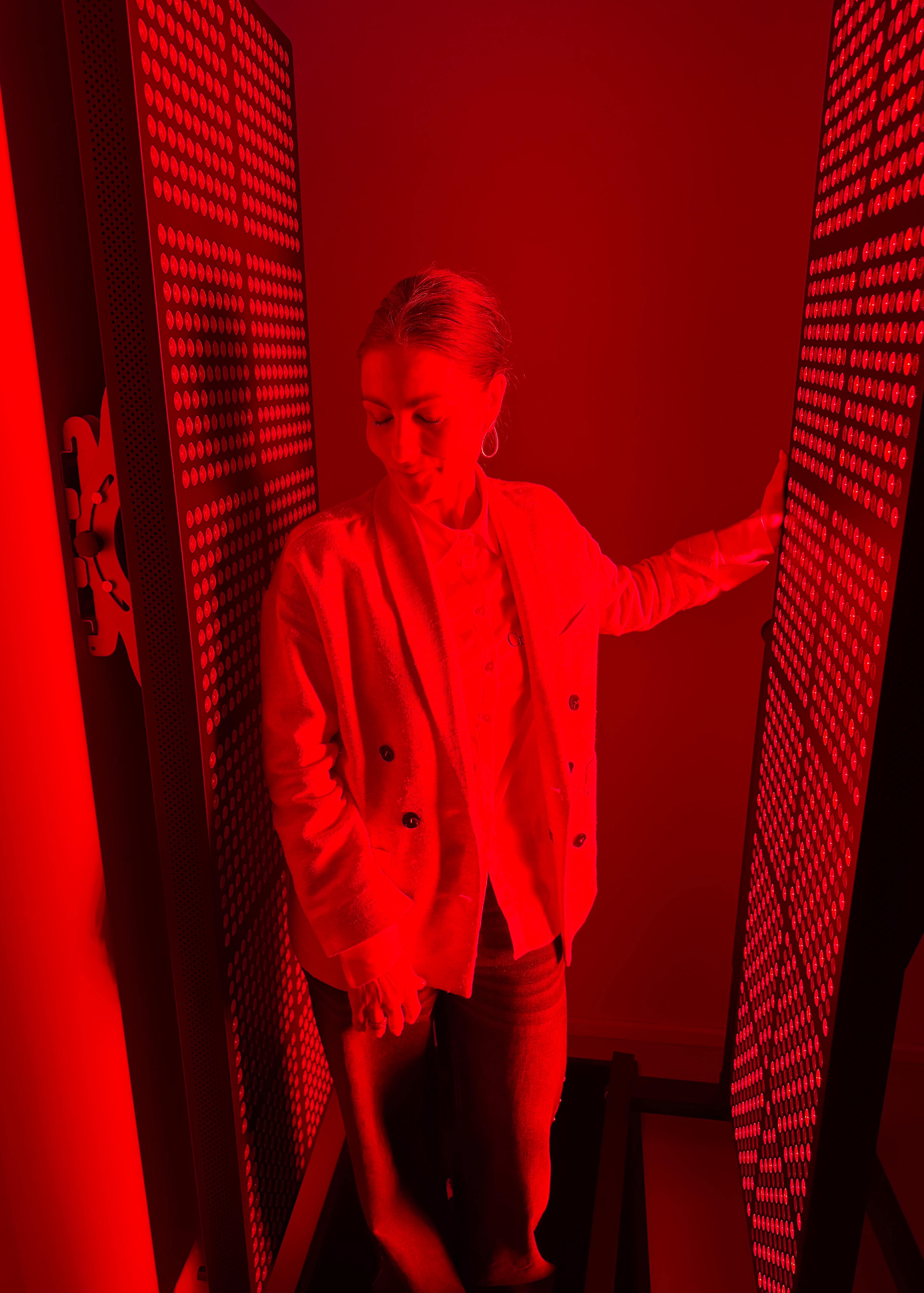 Behandling med specialudviklet rødt lys bruges af både private og professionelle kunder. Foto: Henrik Nordstrøm Holm, Business Kolding