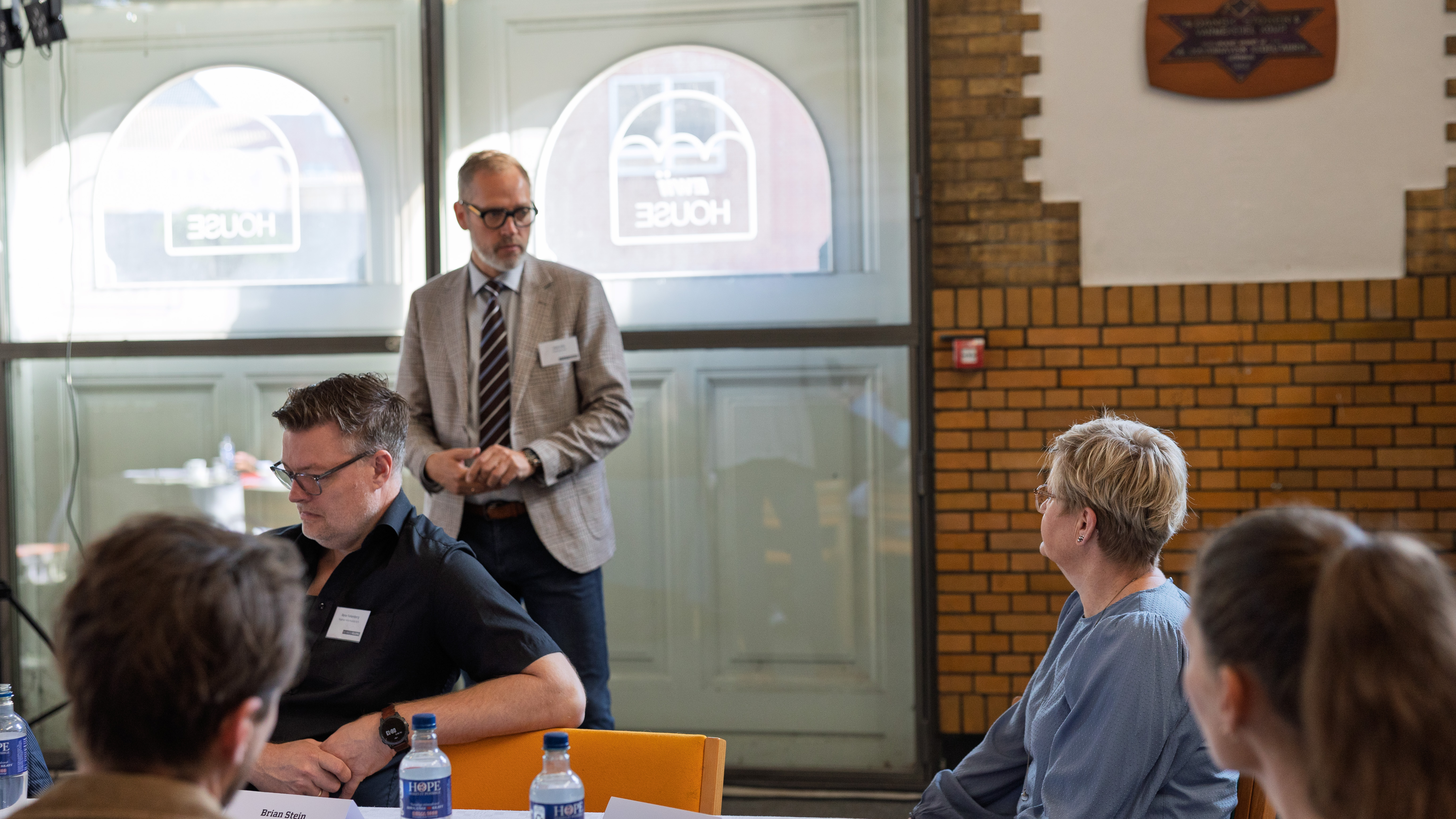 Der var plads til debat om alt fra motorvej, bymidte, arbejdskraft og uddannelse. Foto: Henrik Nordstrøm Holm, Business Kolding