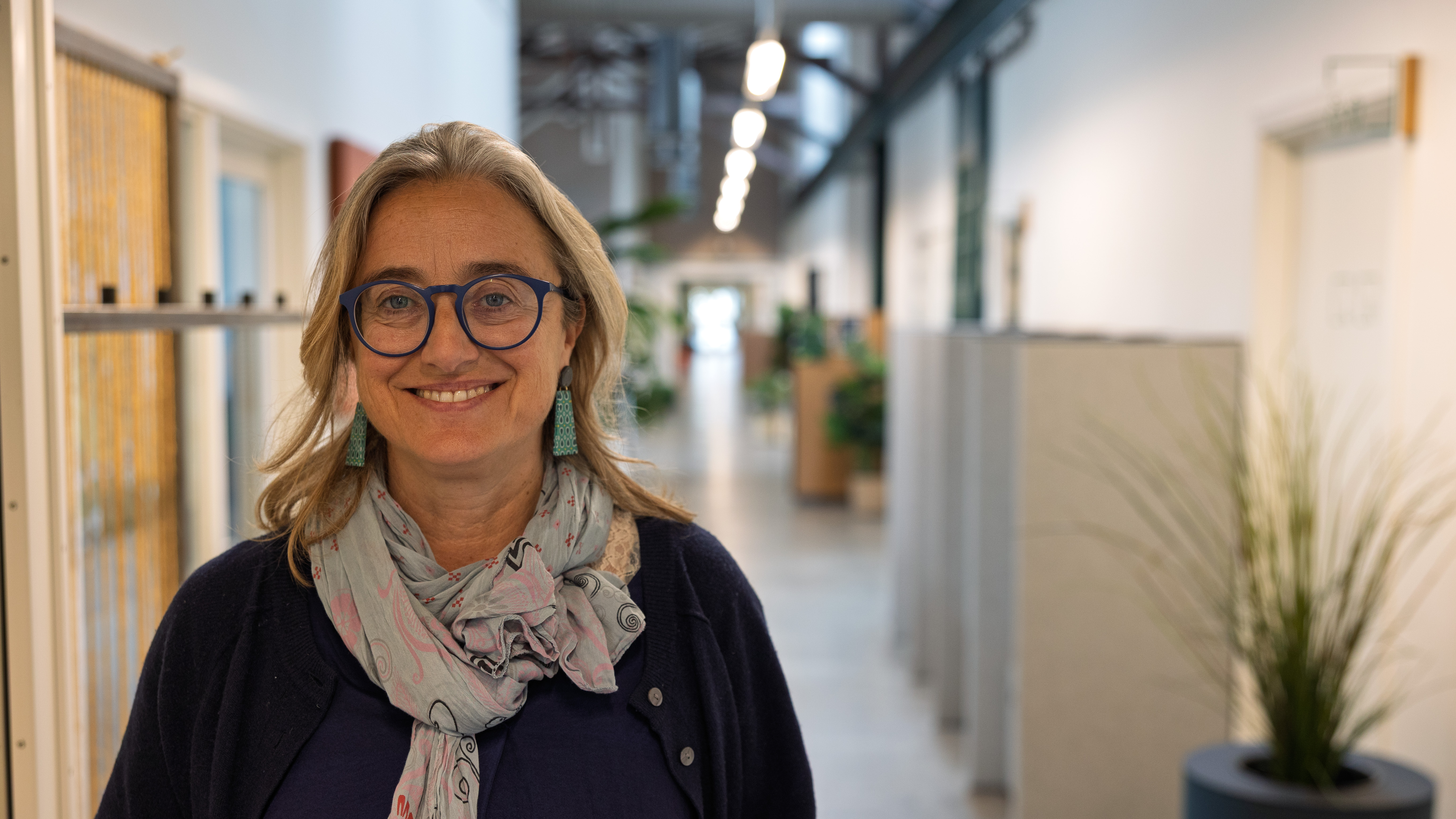 Spanske Mónica Nagore-Santandreu, der er er Social Innovation-konsulent og URBACT Lead Expert, ser et stort uudnyttet potentiale i Kolding inden for især to områder. Foto: Henrik Nordstrøm Holm, Business Kolding