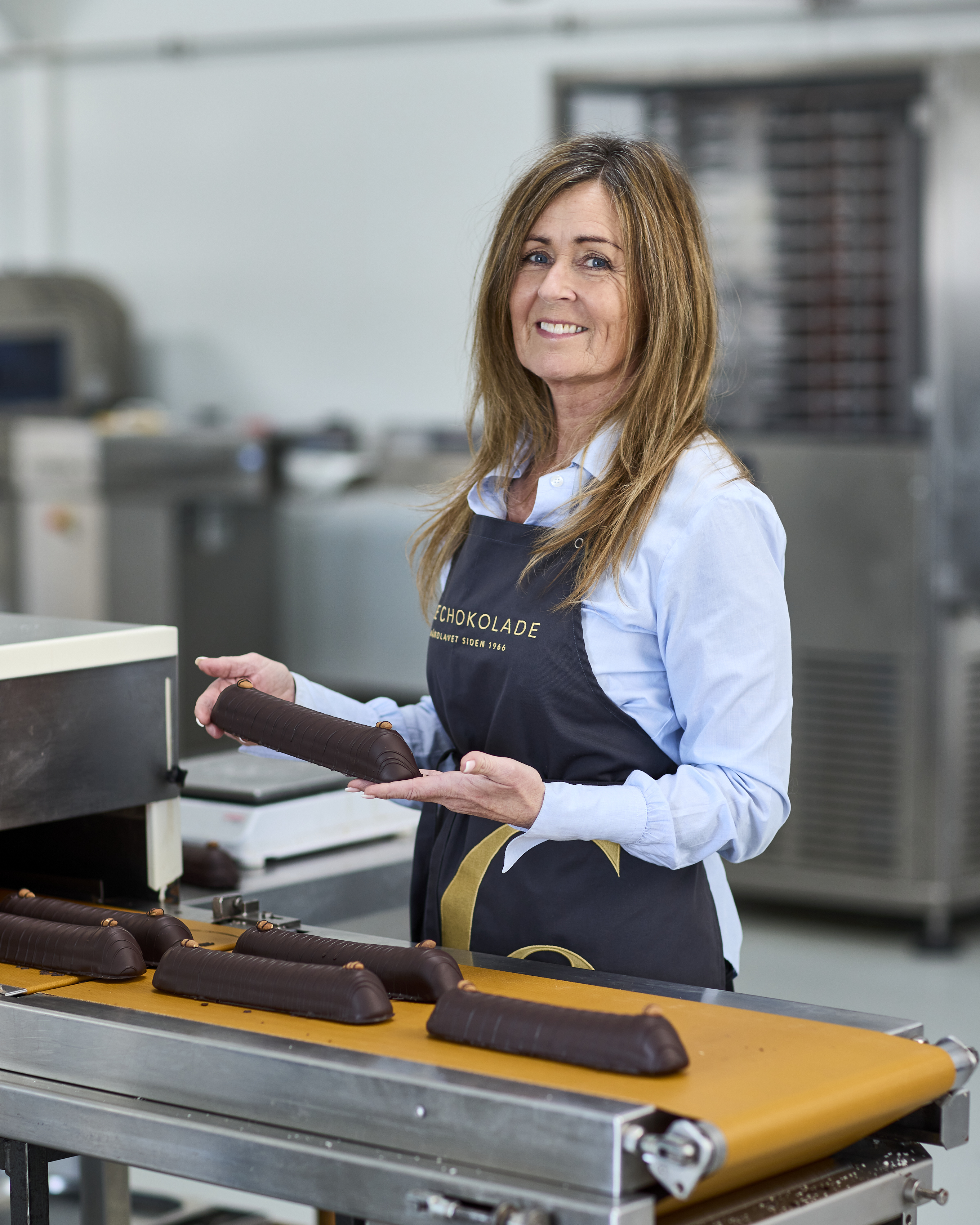 Marianne Vile Ellerkamp står i dag i spidsen for den kendte familieejede virksomhed, men hun har blikket rettet mod sin aftager. Foto: Ole Chokolade