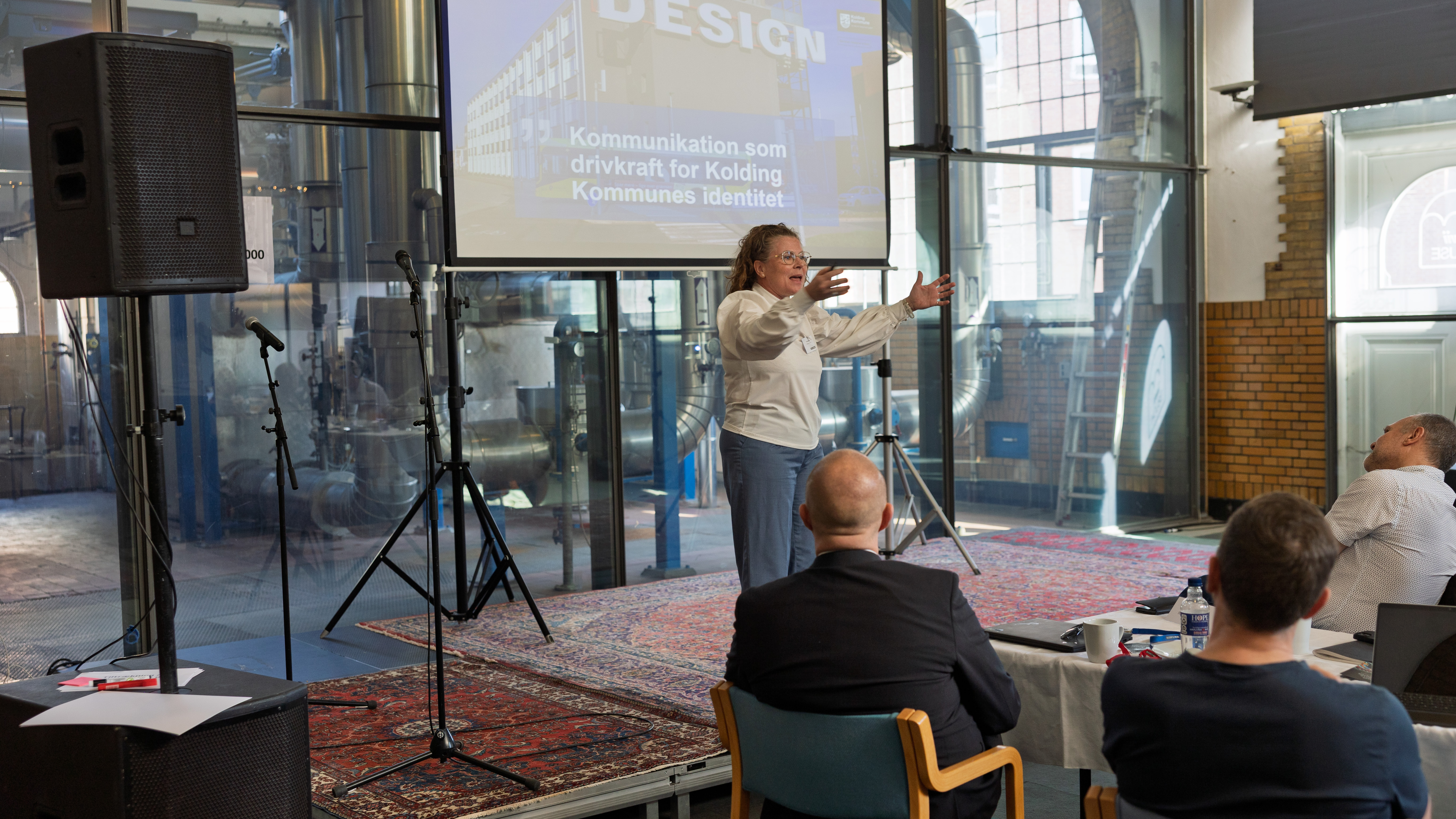 Et andet emne på dialogmødet var kommunikation og branding af Koldings styrker og identitet. Foto: Henrik Nordstrøm Holm